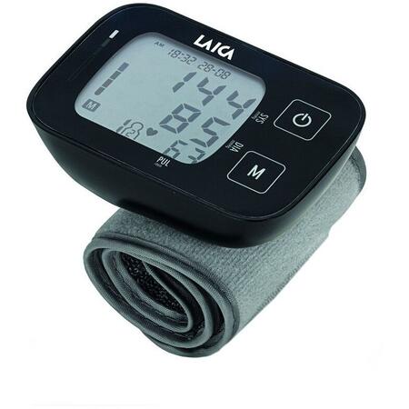Tensiometru automat de incheietura Laica BM1007, Negru