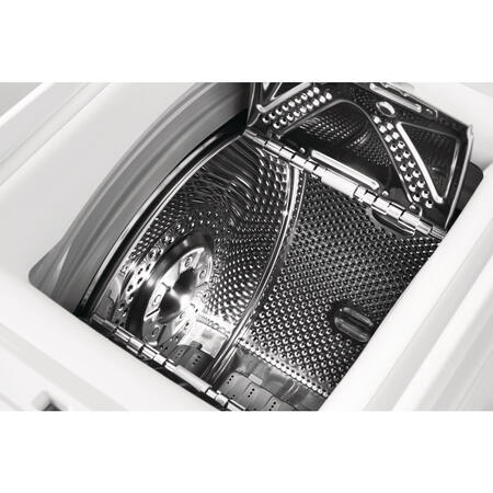 Masina de spalat rufe cu incarcare verticala Whirlpool TDLR 60112, 6 kg, 1000 rpm, 6th Sense, 12 programe, clasa A+++, alb