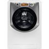 Masina de spalat rufe Hotpoint AQS73D 29 EU/B, 7 kg, 1200 rpm, slim, display LCD, CareSensor, Eco Tech, clasa A+++, alb/argintiu