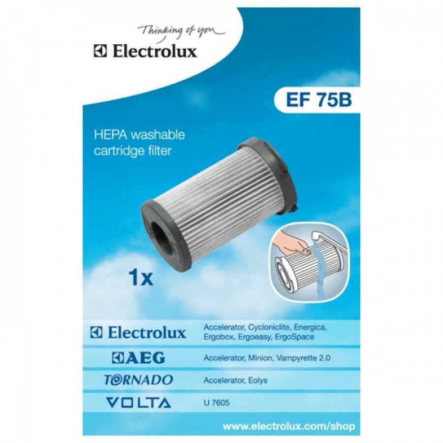 Filtru cilindric Electrolux EF75B, lavabil