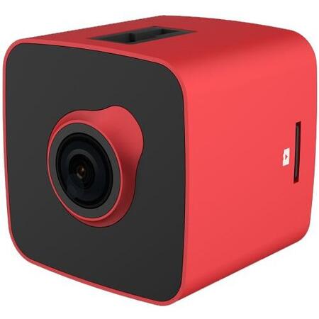 Car Video Recorder RoadRunner CUBE, FHD 1920x1080@30fps, 1.5 inch, red/black