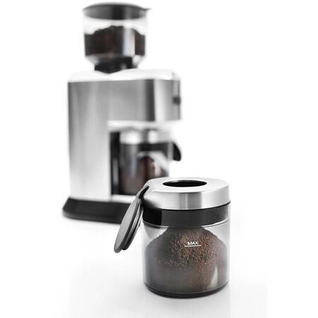Rasnita de cafea DeLonghi Dedica KG 520M, 150 W, 350 g, Argintiu / Negru
