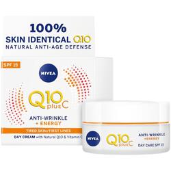 Crema de zi Nivea Q10 Plus C, antirid, pentru toate tipurile de ten, 50 ml
