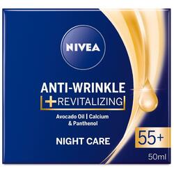 Nivea, crema anti-rid de noapte + Revitalizare: 55+