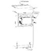 Cuptor cu microunde incorporabil Heinner HMW-23BIXBK, 23 L, 800 W, Grill, Digital, Negru/ Inox