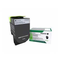 Toner Lexmark 71B20K0, black