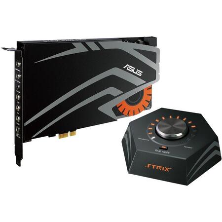 Placa sunet Strix Raid DLX 7.1 PCI-E, WOW Gaming bundle