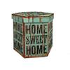 Taburet pliabil cu spatiu depozitare Sweet Home, 38x38x43 cm, model home sweet-home