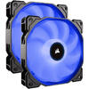 CORSAIR Cooler carcasa AF140 LED Low Noise Cooling Fan, 1200 RPM, Dual Pack - Blue