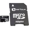 SERIOUX Card Micro SD 64GB UHS-I, Clasa 10, cu adaptor SD