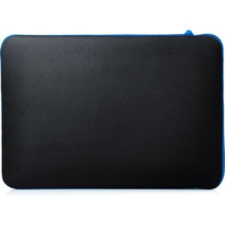 Husa laptop HP Chroma Sleeve, 15.6", negru/albastru