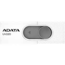 A-Data Memorie USB UV220 64Gb, white/gray retail, USB 2.0
