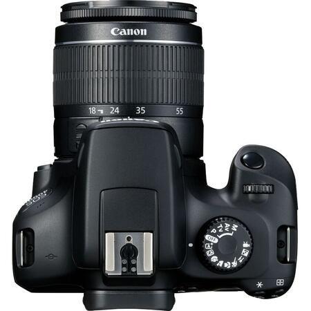 Aparat foto DSLR Canon EOS 4000D,18.0 MP, Negru + Obiectiv EF-S 18-55mm F/3.5-5.6 III Negru + Geanta + Card de memorie 16 GB
