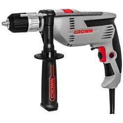 CROWN Masina de gaurit si insurubat cu percutie (bormasina) CT10128C, 600 W, 2800 RPM, 13 mm