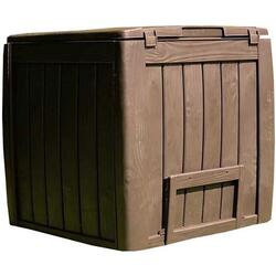 Keter Compostor cu baza Curver, 340 L, maro