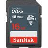 SanDisk Card Ultra SDHC 16GB CL10 UHS1, Up to 48MBs