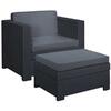 Keter Set mobilier gradina Curver Provence Chillout, gri