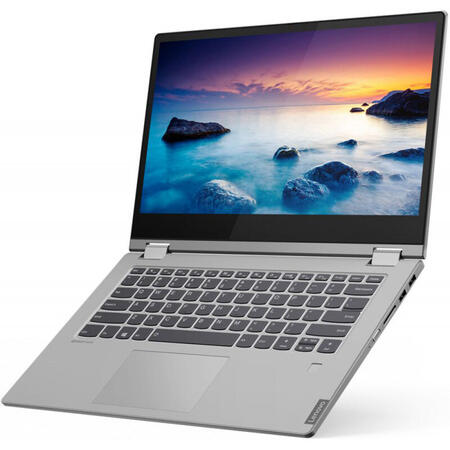 Laptop 2 in 1 Lenovo IdeaPad C340-14API, 14" FHD, AMD Ryzen 5 3500U, 8GB, 256GB SSD, AMD Radeon Vega 8, Windows 10 Home, Platinum Grey