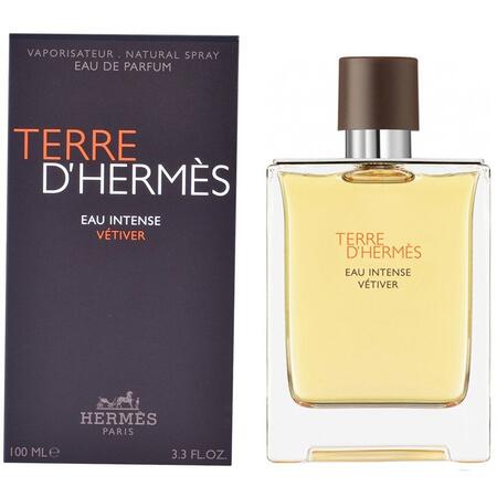 Apa de Parfum Hermes, Terre d'Hermes Eau Intense Vetiver, Barbati, 100 ml