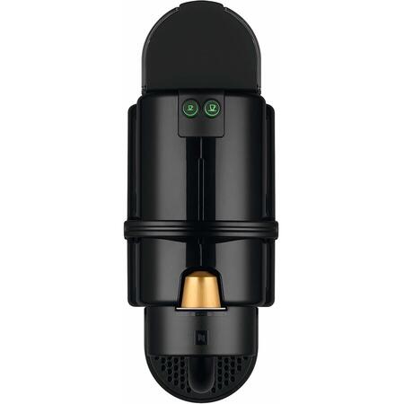 Espressor Nespresso Inissia Black D40-EU-BK-NE3, 19 bari, 1260 W, 0.7 l, Negru + 14 capsule cadou