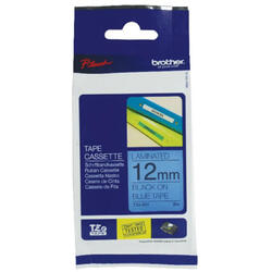 BROTHER Banda de etichete TZE531, 12MM, negru pe albastru