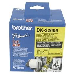 Banda continua laminata Brother DK22606, 62mm, 15,24m