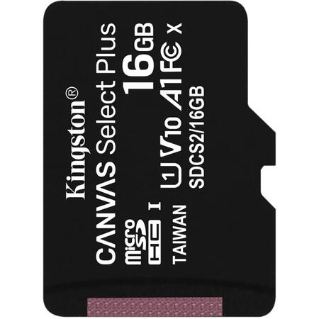 Card MicroSDHC 16GB, Clasa 10 UHS-I, R: 100 MB/s (SD Adapter nu este inclus)