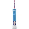 Oral-B Set Periuta de dinti electrica copii + Travel Case Oral B Vitality D100 , 1 capat, 4 stickere, Albastru