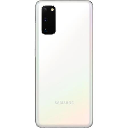 Telefon mobil Samsung Galaxy S20, Dual SIM, 128GB, 8GB RAM, 4G, Cloud White