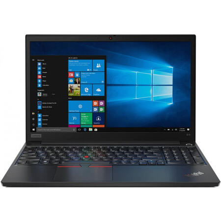 Laptop Lenovo 15.6'' ThinkPad E15, FHD IPS, Intel Core i7-10510U, 16GB DDR4, 512GB SSD, Radeon RX 640 2GB, Win 10 Pro, Black