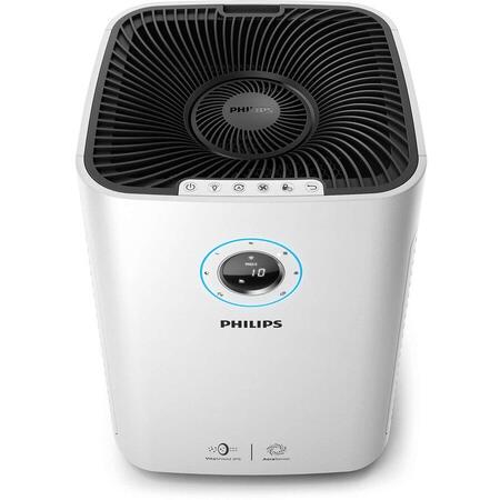 Purificator de aer Philips AC5659/10, filtru Hepa, filtru NanoProtect, suprafata pana la 130 mp, alb