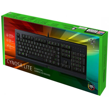 Tastatura gaming Razer Cynosa Lite, Iluminare RGB, Negru