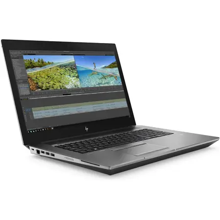 Laptop HP ZBook 17 G6, 17.3" FHD, Intel Core i7-9850H,  32GB, 512GB SSD, NVIDIA Quadro RTX 5000 16GB, Windows 10 Pro, Black