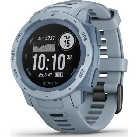 Ceas Smartwatch Garmin Instinct, GPS, Albastru deschis