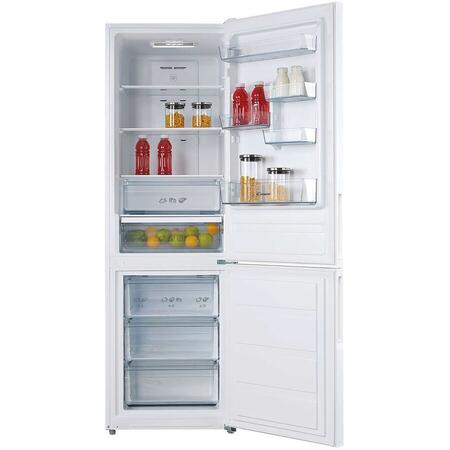 Combina frigorifica Candy CVBNM 6182WP/S, 295 l, clasa A+, total No Frost, H 180 cm, alb