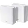 ASUS AC3000 Tri band whole home Mesh ZENwifi system, CT8 White 2 Pack