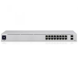 Switch cu management Ubiquiti UniFi USW-16-POE, 2 x SFP, 16 x RJ45 Gigabit, PoE 42W