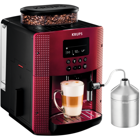 Espressor automat KRUPS EA816570, 1.7l, 1450W, 15 bar, rosu
