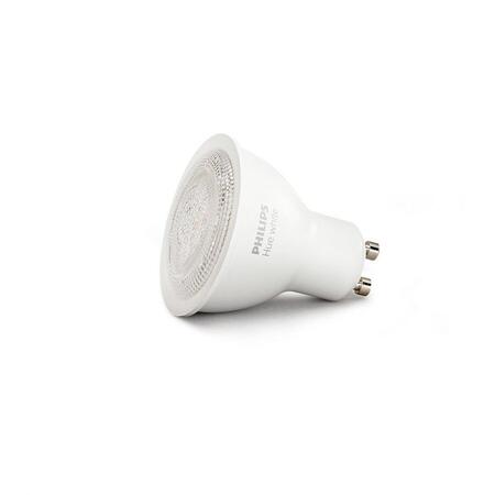 Bec LED Philips HUE GU10, 5.5W(50W), culoare alba, lumina calda 2700K