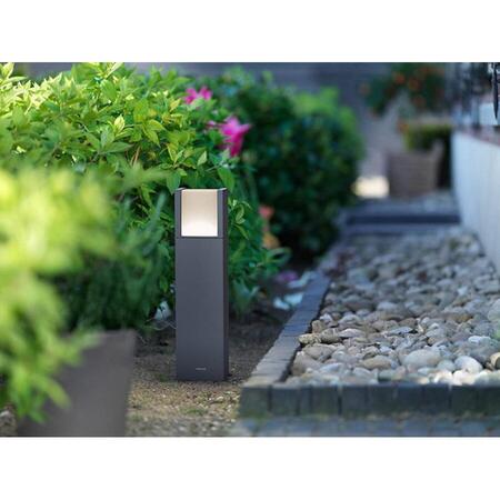 Stalp de exterior LED integrat MyGarden Piedestal, 6W(47W), 220-240V, alb cald, 600 de lumeni, IP44