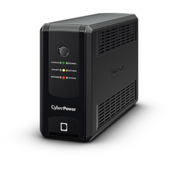 Cyber Power UPS Line Interactiv cu management,  LED,   850VA/ 425W, AVR, 3 x socket Schuko, indicatie status cu LED, 1 x baterie 12V/5.5Ah