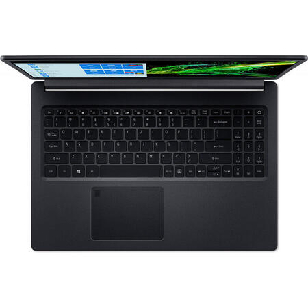 Laptop Acer 15.6'' Aspire A515-55, FHD, Intel Core i5-1035G1, 8GB DDR4, 512GB SSD, GMA UHD, Linux, Black