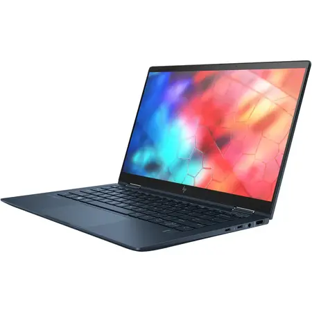 Laptop 2-in-1 HP 13.3'' Elite Dragonfly, FHD IPS Touch, Intel Core i7-8665U, 16GB, 512GB SSD, GMA UHD 620, Win 10 Pro, Blue