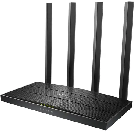 Router wireless Archer C80,  1900Mbps, MU-MIMO, 4 porturi Gigabit, 4 antene externe, Dual Band 2.4 GHz+5 GHz, Archer C80