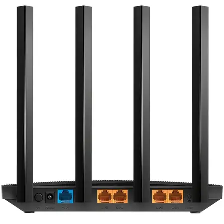 Router wireless Archer C80,  1900Mbps, MU-MIMO, 4 porturi Gigabit, 4 antene externe, Dual Band 2.4 GHz+5 GHz, Archer C80