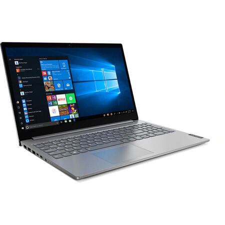 Laptop Lenovo 15.6'' ThinkBook 15 IIL, FHD IPS, Intel Core i7-1065G7, 16GB DDR4, 512GB SSD, Intel Iris Plus, No OS, Mineral Gray
