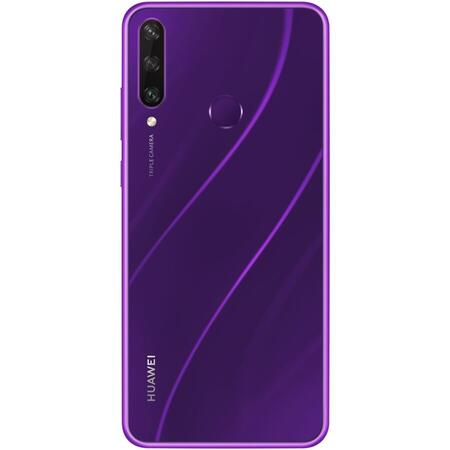 Telefon mobil Huawei Y6P, Dual SIM, 64GB, 4G, Phantom Purple