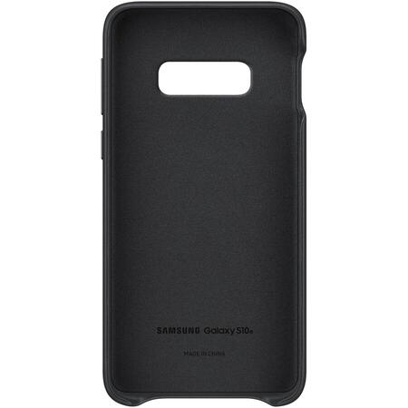Husa de protectie Samsung Leather pentru Galaxy S10e G970, Black