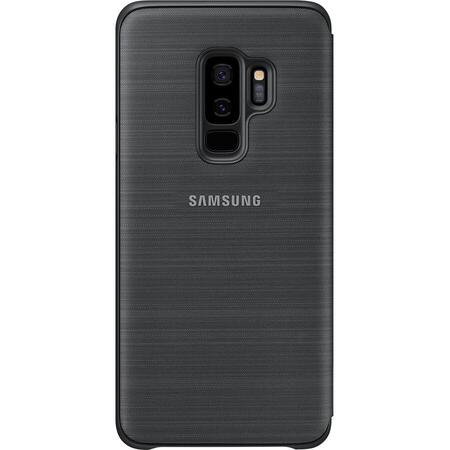 Husa de protectie Samsung LED View pentru Galaxy S9 Plus, Black