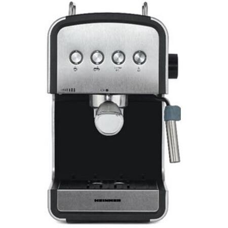 Espressor semi-automat Heinner HEM-B2012SA, 20 bar, 850W, rezervor apa detasabil 1.2l, optiuni presetate pentru espresso lung/scurt, filtru din inox, plita pentru mentinere cafea calda, decoratii inox